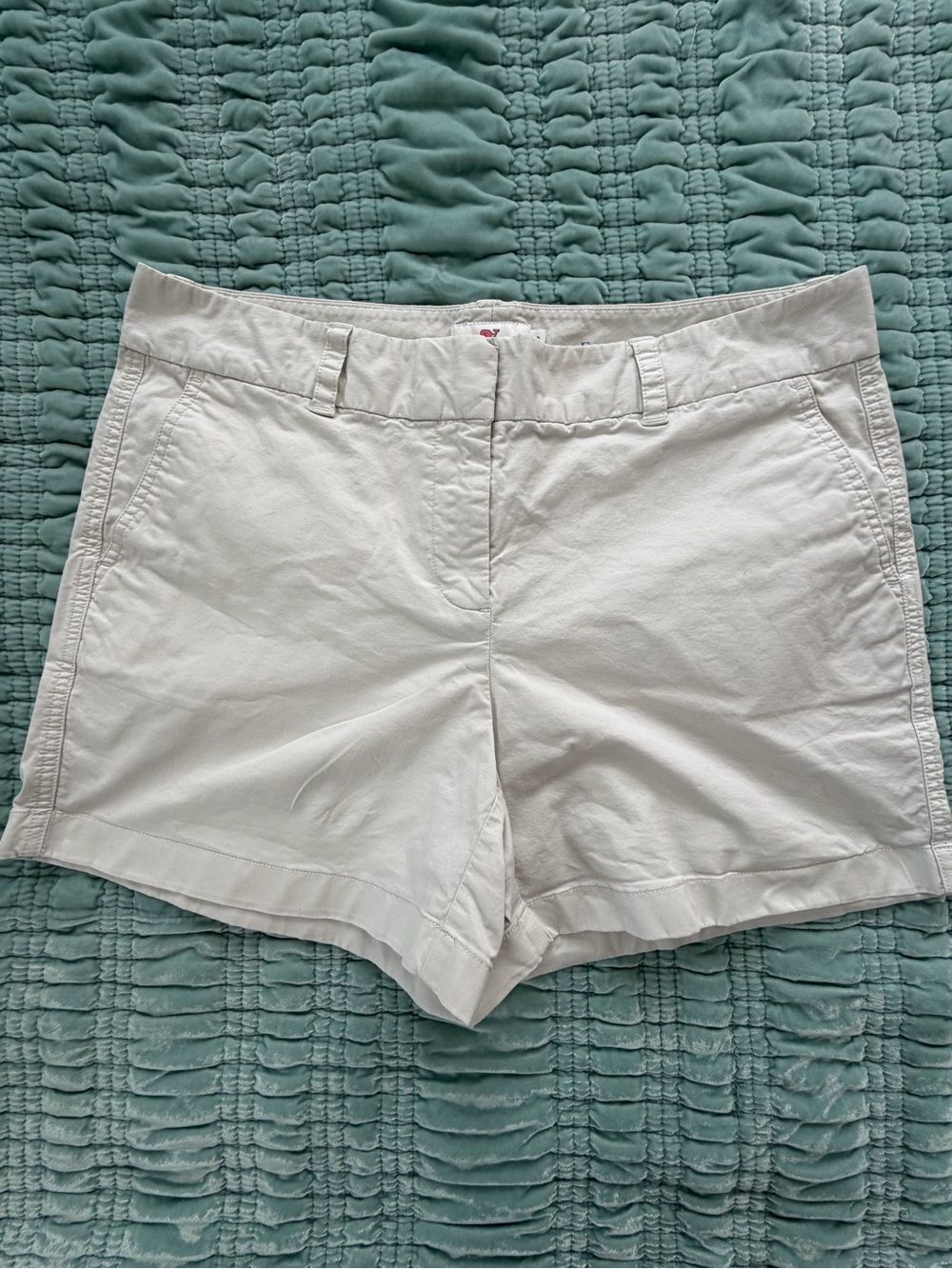 Vineyard Vines Beige Cotton Bermuda Shorts-12